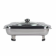 STAINLESS STEEL BUFFET WITH LID 33x27 CM