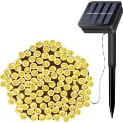 Solar warm white garden light,3m