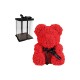 VALENTINES DAY GIFT RED ROSE TEDDY BEAR  ARTIFICIA