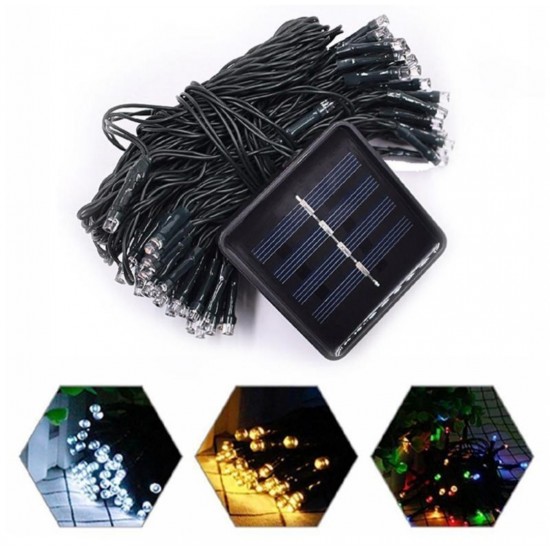 Φωτάκια 100 LED με Ηλιακό Πάνελ multicolour ΧΡΙΣΤΟ Φωτάκια 100 LED με Ηλιακό Πάνελ multicolour ΧΡΙΣΤΟ