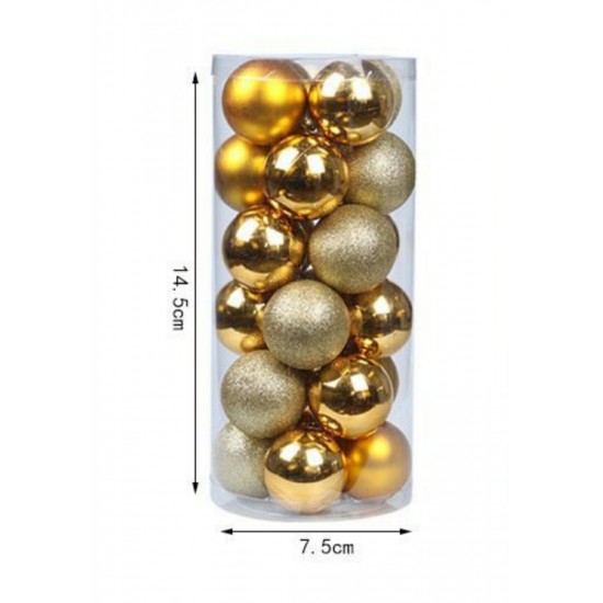 SET OF 24 CHRISTMAS BALLS 3CM. PRODUCTS