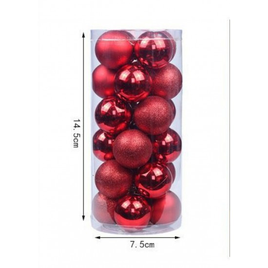 SET OF 24 CHRISTMAS BALLS 3CM. PRODUCTS