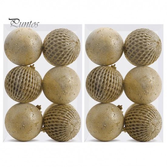 ΣΕΤ 12 ΧΡΙΣΤΟΥΓΕΝΝΙΑΤΙΚΕΣ ΜΠΑΛΕΣ 8ΕΚ. ΠΡΟΙΟΝΤΑ