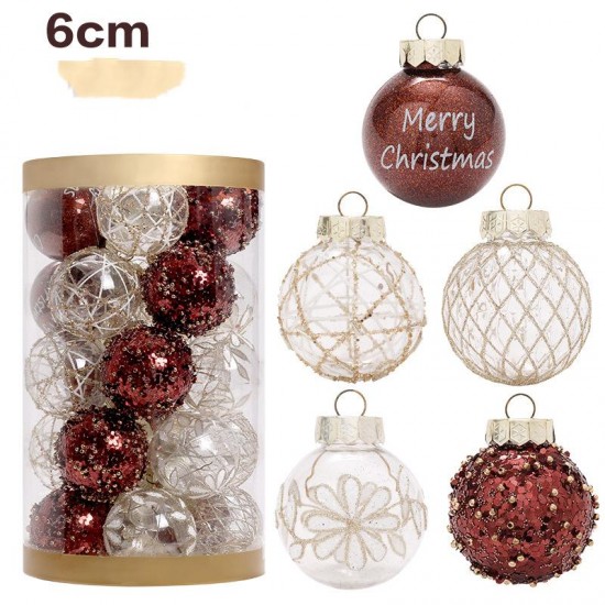 SET OF 25 CHRISTMAS BALLS 6CM. PRODUCTS