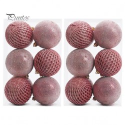 ΣΕΤ 12 ΧΡΙΣΤΟΥΓΕΝΝΙΑΤΙΚΕΣ ΜΠΑΛΕΣ 8ΕΚ.