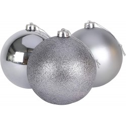 ΣΕΤ 6 ΧΡΙΣΤΟΥΓΕΝΝΙΑΤΙΚΕΣ ΜΠΑΛΕΣ,5 ΕΚ., ΓΥΑΛΙΣΤΕΡΑ, ΜΑΤ ΚΑΙ ΓΛΙΝΤΕΡ