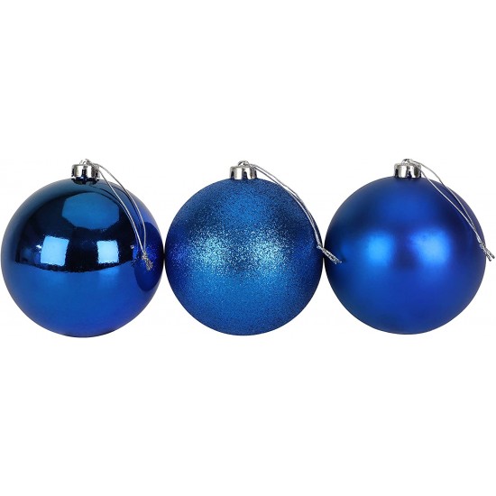 ΣΕΤ 6 ΧΡΙΣΤΟΥΓΕΝΝΙΑΤΙΚΕΣ ΜΠΑΛΕΣ,8ΕΚ., ΓΥΑΛΙΣΤΕΡΑ, 