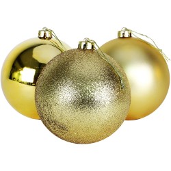 ΣΕΤ 6 ΧΡΙΣΤΟΥΓΕΝΝΙΑΤΙΚΕΣ ΜΠΑΛΕΣ,5 ΕΚ., ΓΥΑΛΙΣΤΕΡΑ, ΜΑΤ ΚΑΙ ΓΛΙΝΤΕΡ