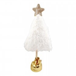 ΧΡΙΣΤΟΥΓΕΝΝΙΑΤΙΚΟ ΦΩΤΙΖΟΜΕΝΟ ΔΕΝΤΡΟ ΥΦΑΣΜΑΤΙΝΟ ΛΕΥΚΟ (50x20ΕΚ.) - 1 ΤΕΜ 