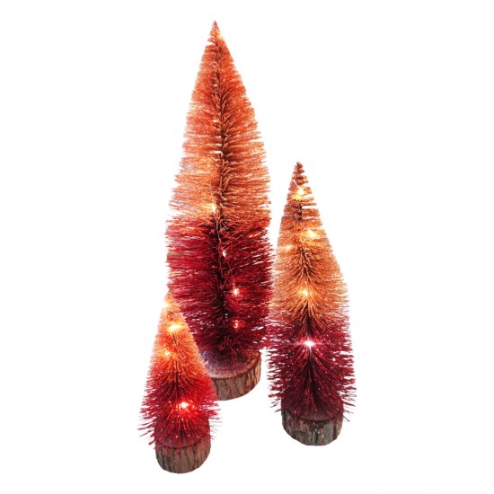 OMBRE LIGHTED CHRISTMAS TREE (40CM) - 1 PCS PRODUC