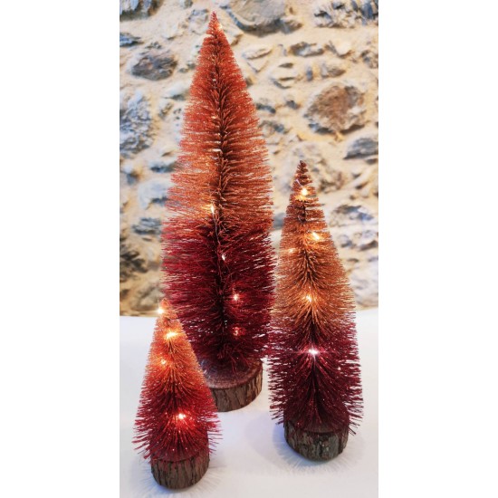 OMBRE LIGHTED CHRISTMAS TREE (40CM) - 1 PCS PRODUC