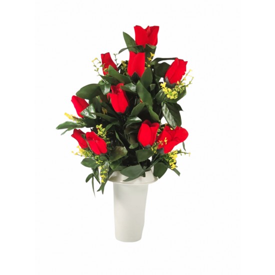Λουλούδια για μνήματα,τριαντάφυλλο,65εκ ΕΚΚΛΗΣΙΑΣΤ