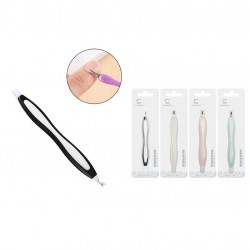 Nail Pusher & Cuticle Trimmer Black  Nail Pusher & Cuticle Trimmer Black