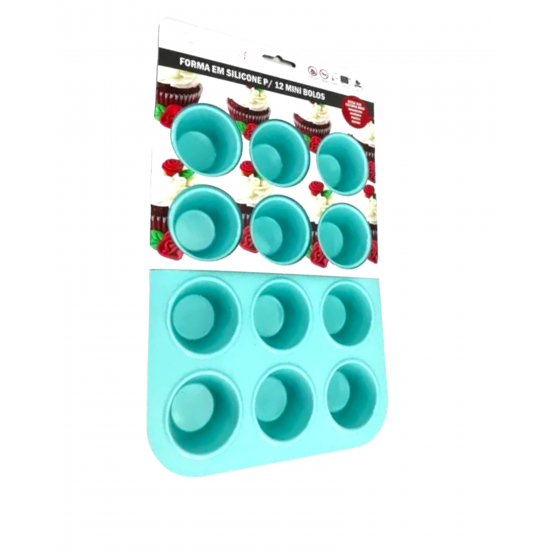 Silicone cake tin with 12 places Silicone cake tin with 12 places