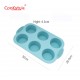 Silicone cake tin with 6 places Silicone cake tin with 6 places