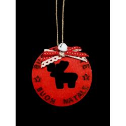 ΞΥΛΙΝΟ ΧΡΙΣΤΟΥΓΕΝΝΙΑΤΙΚΟ ΣΤΟΛΙΔΙ ΣΤΡΟΓΓΥΛΟ, 10ΕΚ.