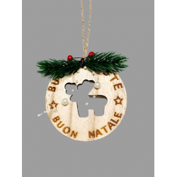 ΞΥΛΙΝΟ ΧΡΙΣΤΟΥΓΕΝΝΙΑΤΙΚΟ ΣΤΟΛΙΔΙ ΣΤΡΟΓΓΥΛΟ, 10ΕΚ.