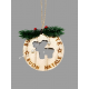 WOODEN CHRISTMAS ORNAMENT  CHRISTMAS PRODUCTS