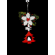 CHRISTMAS PENDANT ORNAMENT WITH ALEXANDRINE AND BE