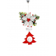 CHRISTMAS PENDANT ORNAMENT WITH ALEXANDRINE AND BE