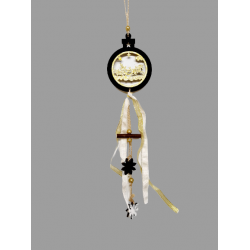 ΞΥΛΙΝΟ ΚΡΕΜΑΣΤΟ ΣΤΟΛΙΔΙ,35x8ΕΚ.