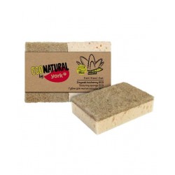 ΣΦΟΥΓΓΑΡΙ ΠΙΑΤΩΝ ΣΕΤ 2ΤΕΜ 10x7cm ECO NATURAL