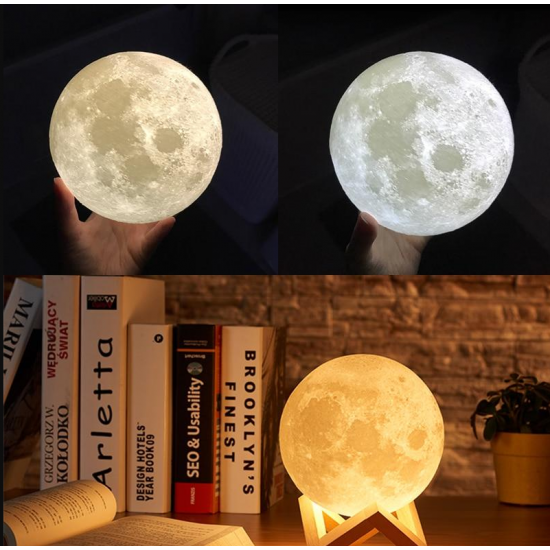 3D moon lamp