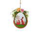 EASTER DECORATIVE WOODEN PENDANT IN THE FORM OF A 