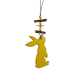 EASTER PYLIN YELLOW PENDANT HARE