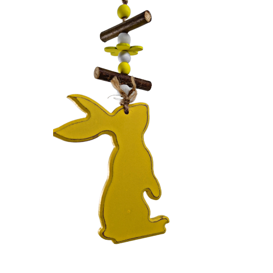 EASTER PYLIN YELLOW PENDANT HARE