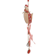 EASTER DECORATIVE HANG WOODEN COCK RED