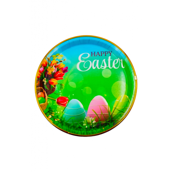 PLASTIC EASTER PLATE EASTER CANDLES AND EASTER PRO