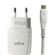 MIKRO USB CABLE & USB WALL ADAPTER ΛΕΥΚΟ (Klgo MIKRO USB CABLE & USB WALL ADAPTER ΛΕΥΚΟ (Klgo