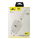 MIKRO USB CABLE & USB WALL ADAPTER ΛΕΥΚΟ (Klgo MIKRO USB CABLE & USB WALL ADAPTER ΛΕΥΚΟ (Klgo