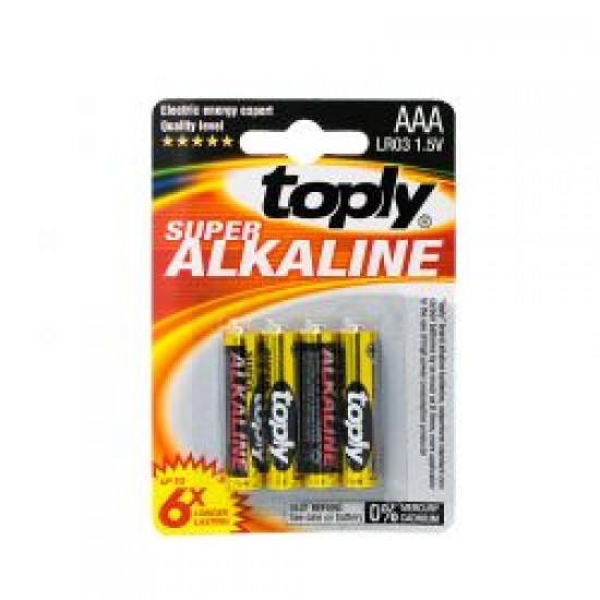 SUPER ALKALINE BATTERIES AAA