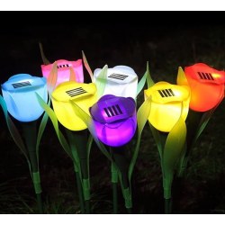 SOLAR LAMP FLOWER DIMENSIONS 4.5 X 30CM