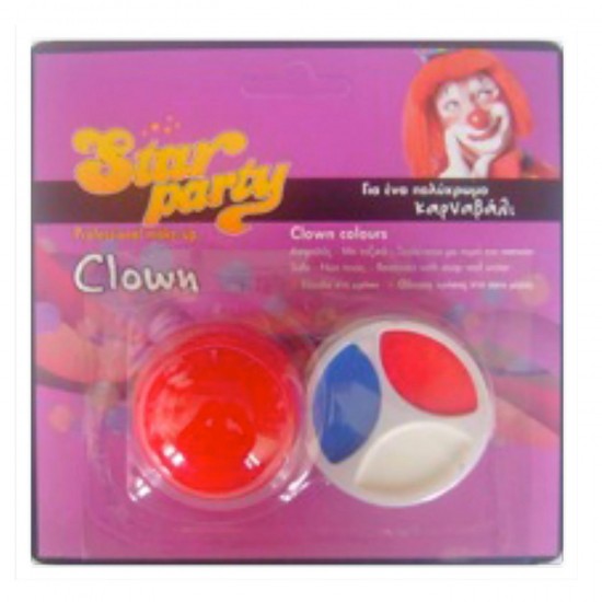 CLOWN SPONGE SET 3 COLORS 10gr SEASONAL PRODUCTS