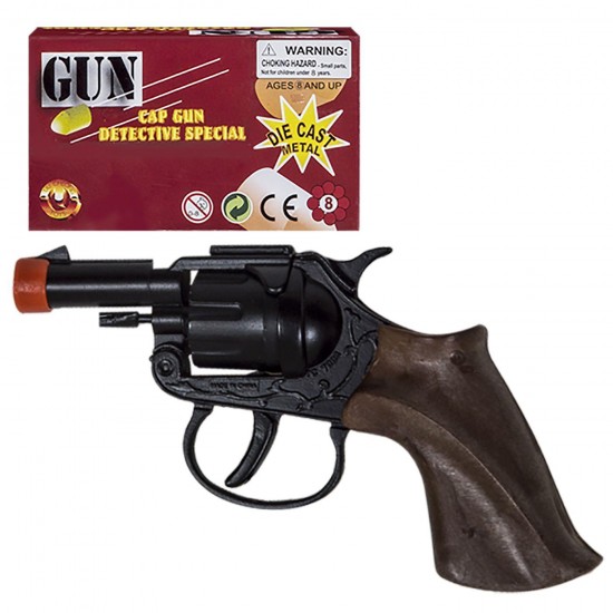 GUN METAL 8 BALL 16x8cm CHILDREN CATEGORY