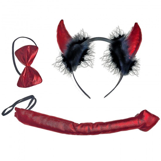 DEVIL ACCESSORIES SET = 3T SEASONAL PRODUCTS