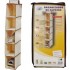 Hanging wardrobe organizer for beige shoes 15x30x120