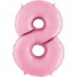 Balloon baby Pink Number 8