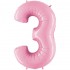 Balloon baby Pink Number 3