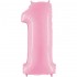 Balloon baby Pink Number 1