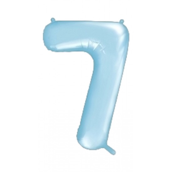 Balloon baby Blue Number 7