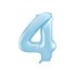 Balloon baby Blue Number 4