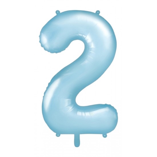 Balloon baby Blue Number 2