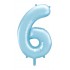 Balloon baby Blue Number 6