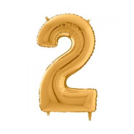 Balloon gold Number 2
