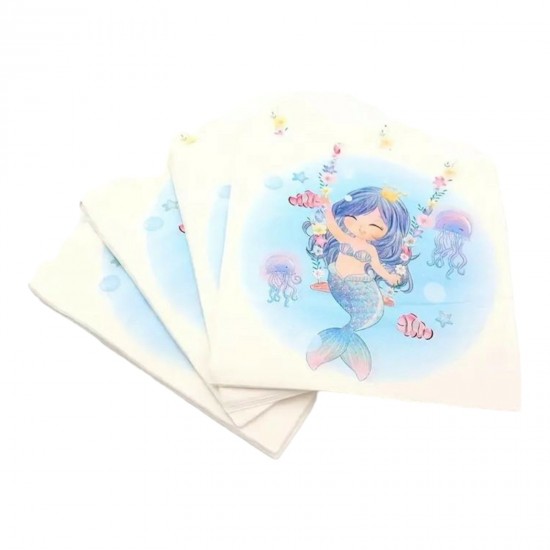 NAPKINS PRINCESS MERMAID PRODUCTS