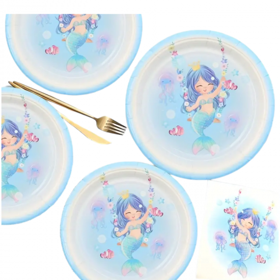 PLATES LITTLE MERMAID PRODUCTS
